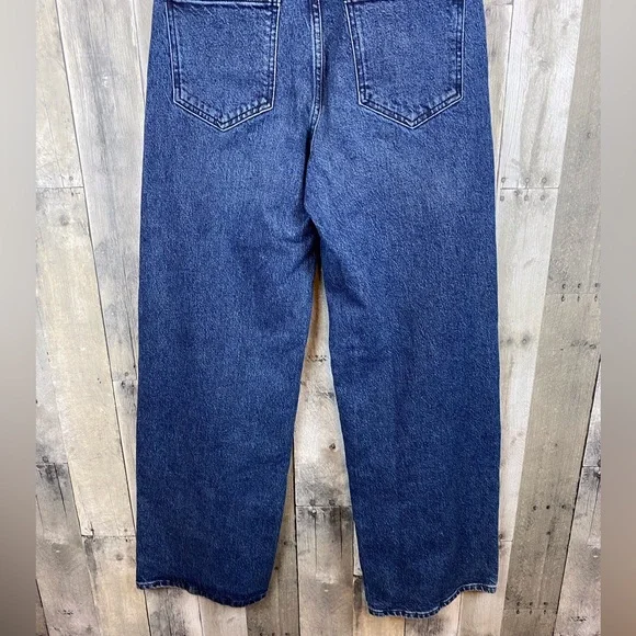 Rails The Getty Wide Leg Denim Jeans in Moonlit Ocean Blue Dark Wash Size 28. - Picture 7 of 16
